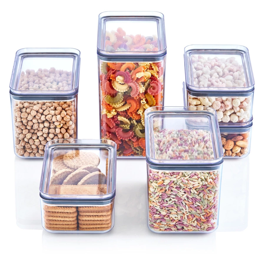 Контейнер для сыпучих продуктов с крышкой для ящика стола Emhouse 750 мл, 10,5х16,5х7,5 см, пластик