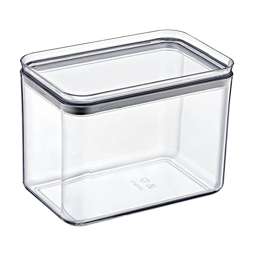 Контейнер для сыпучих продуктов с крышкой для ящика стола Emhouse 1,75 л, 10,5х16,5х13 см, пластик