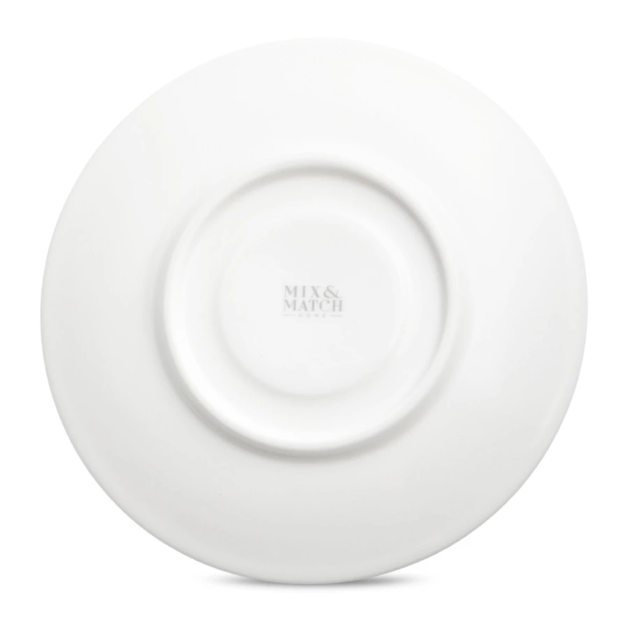 Чашка чайная с блюдцем Mix&Match Home Ирис 200 мл, фарфор