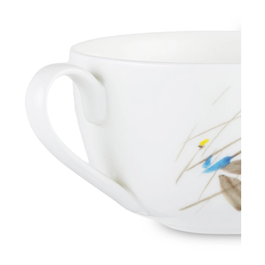 Чашка чайная с блюдцем Mix&Match Home Ирис 200 мл, фарфор