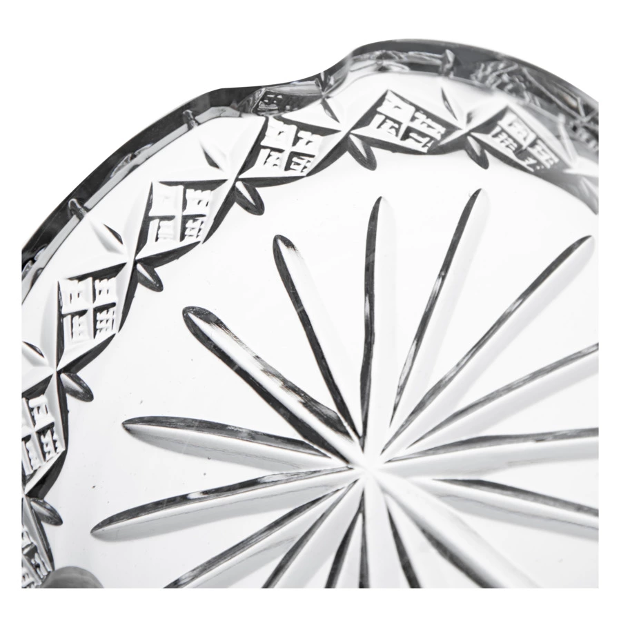 Набор для виски Неман Респект, штоф 750 мл, стакан 6 шт, 330 мл, пепельница, хрусталь, п/к