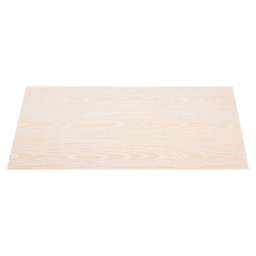 Салфетка подстановочная прямоугольная WO HOME OAK 33х48 см, двусторонняя, кремовая, ПВХ, полиэстер