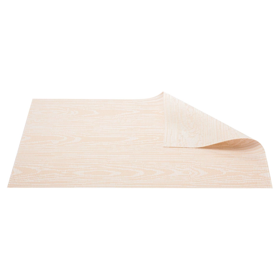 Салфетка подстановочная прямоугольная WO HOME OAK 33х48 см, двусторонняя, кремовая, ПВХ, полиэстер