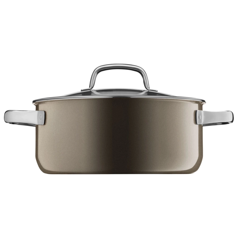 Кастрюля низкая WMF Fusiontec 24 см, 4,4 л, сталь нержавеющая