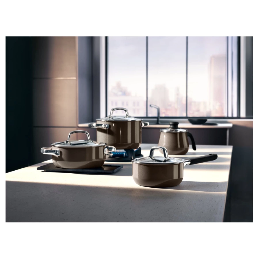 Кастрюля низкая WMF Fusiontec 24 см, 4,4 л, сталь нержавеющая