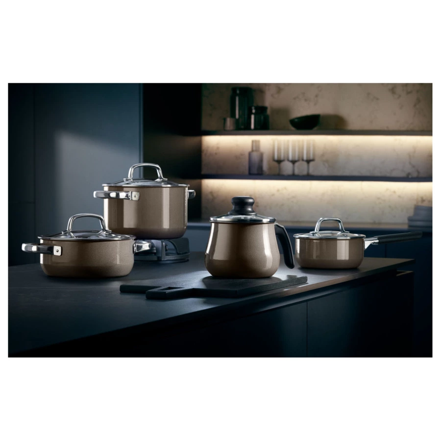 Кастрюля низкая WMF Fusiontec 24 см, 4,4 л, сталь нержавеющая