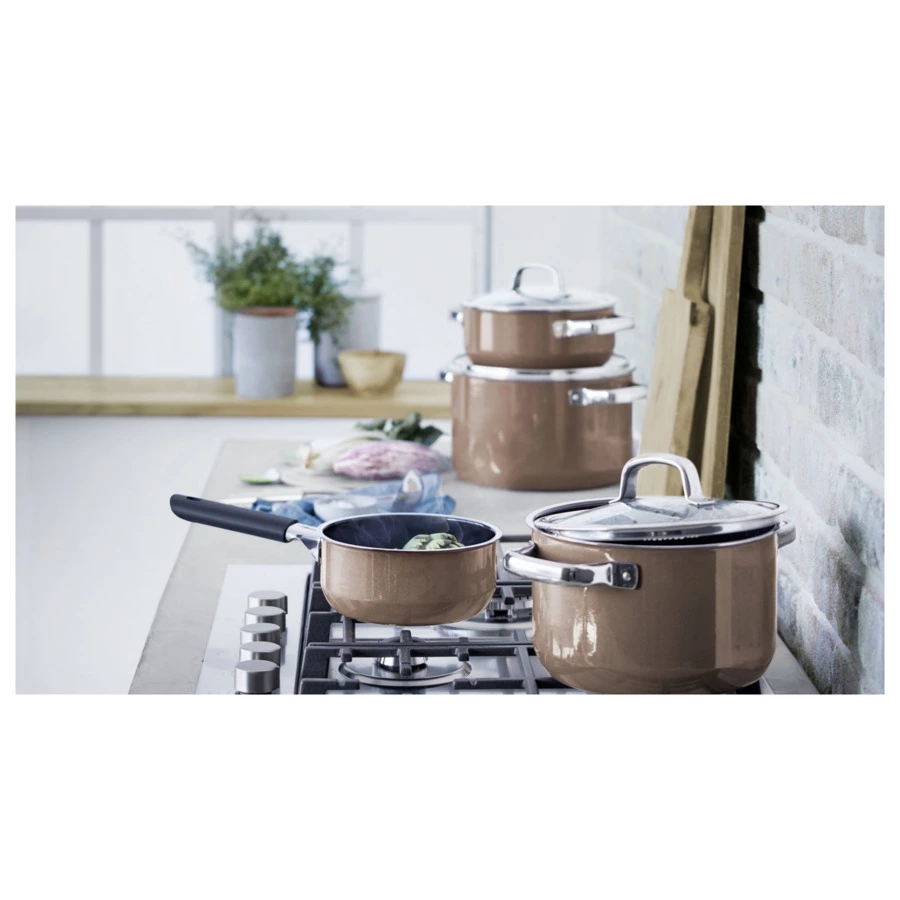 Кастрюля низкая WMF Fusiontec 24 см, 4,4 л, сталь нержавеющая