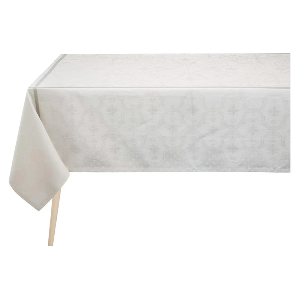 Скатерть Le Jacquard Francais Armoiries 175х175 см, лен, белый, п/к
