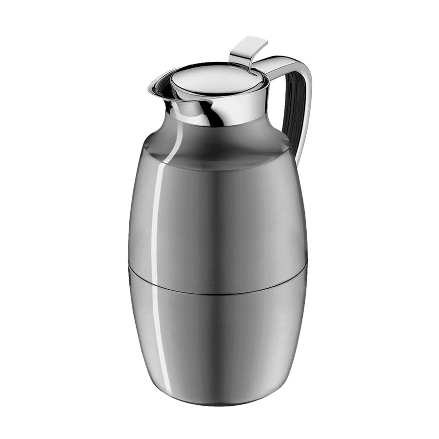 Термокувшин вакуумный со стеклянной колбой Alfi Pallas 1 л, серый, сталь нержавеющая, п/к (480621)