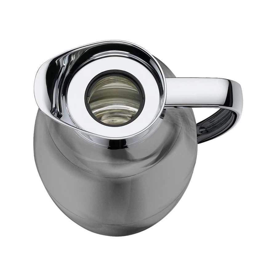 Термокувшин вакуумный со стеклянной колбой Alfi Pallas 1 л, серый, сталь нержавеющая, п/к (480621)