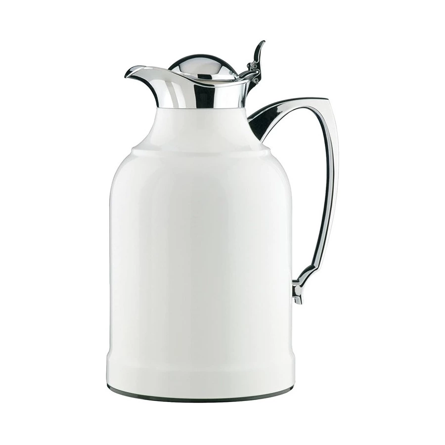 Термокувшин вакуумный со стеклянной колбой Alfi Opal 650 мл, белый, сталь нержавеющая, п/к (691133)