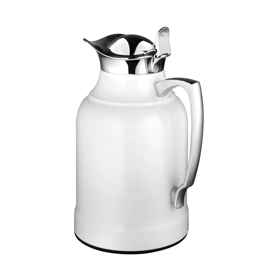 Термокувшин вакуумный со стеклянной колбой Alfi Opal 650 мл, белый, сталь нержавеющая, п/к (691133)