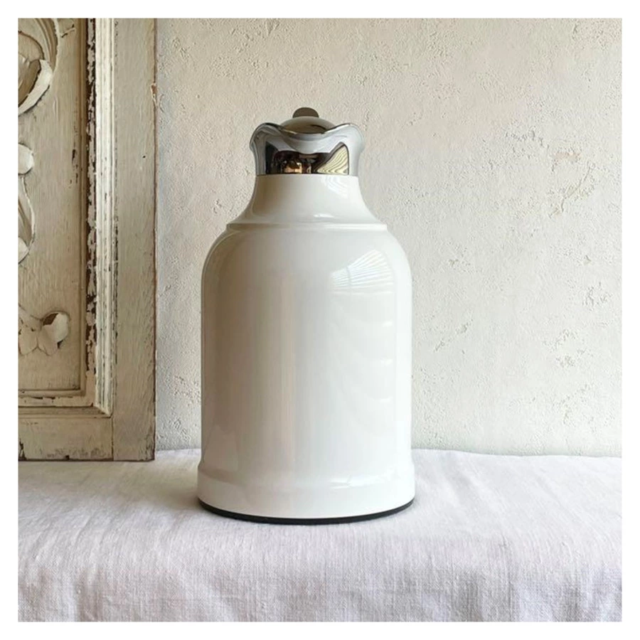 Термокувшин вакуумный со стеклянной колбой Alfi Opal 650 мл, белый, сталь нержавеющая, п/к (691133)