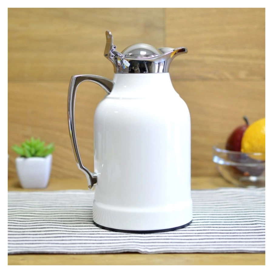 Термокувшин вакуумный со стеклянной колбой Alfi Opal 650 мл, белый, сталь нержавеющая, п/к (691133)