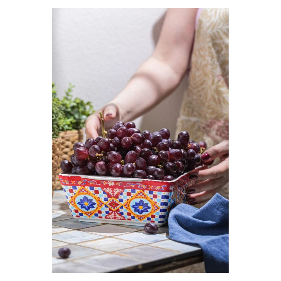 Форма для запекания My Ceramic Story Венеция куччина 33х20х8,5 см 3 л, фарфор жаростойкий