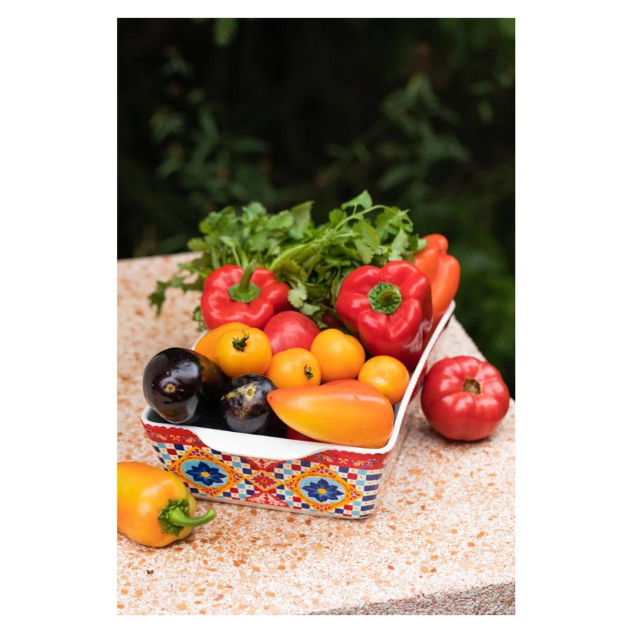 Форма для запекания My Ceramic Story Венеция куччина 33х20х8,5 см 3 л, фарфор жаростойкий