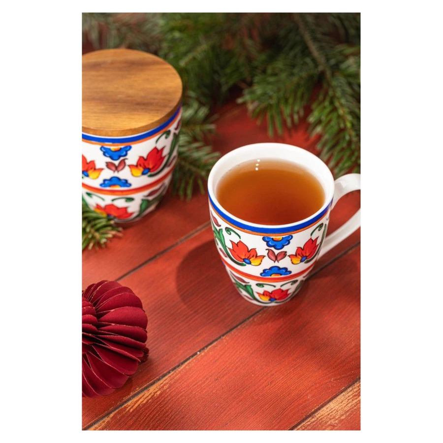 Банка для хранения My Ceramic Story Тоскана 12 см 450 мл, фарфор твердый