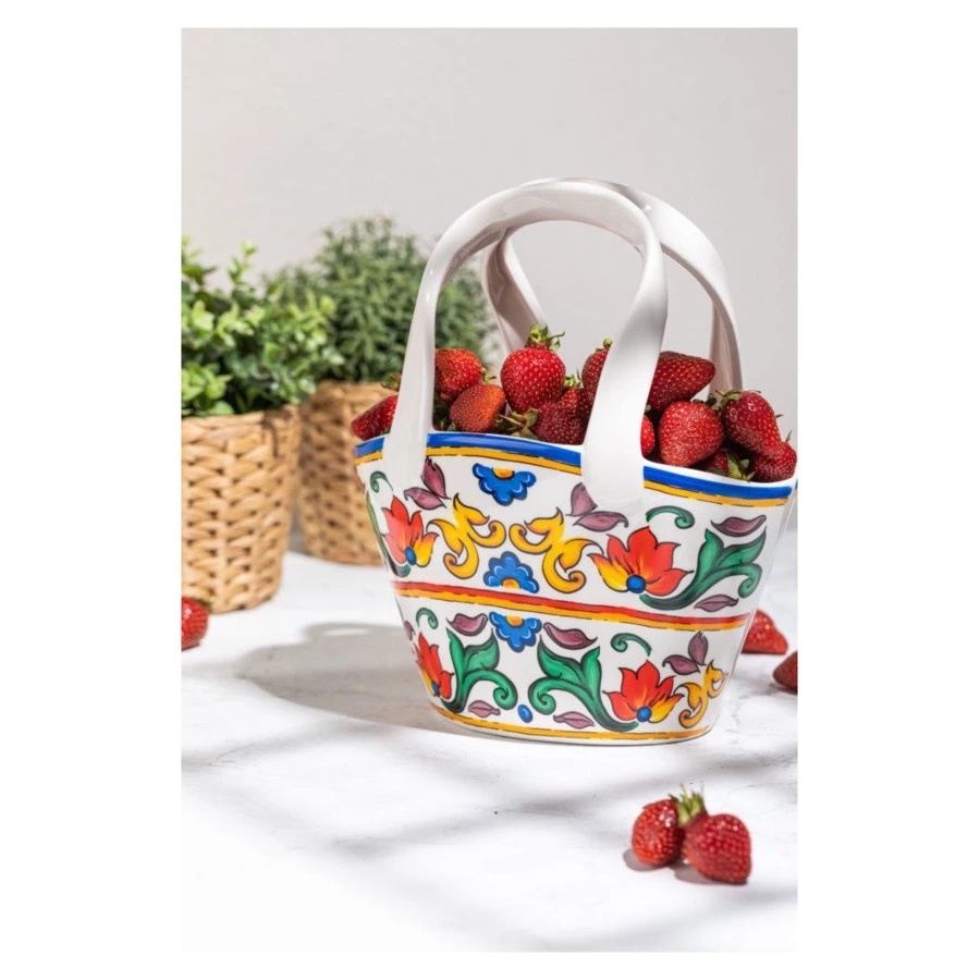 Ваза для цветов My Ceramic Story Тоскана 28 см, керамика, ручная работа