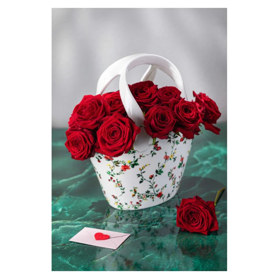 Ваза для цветов My Ceramic Story Эте 28 см, керамика, ручная работа