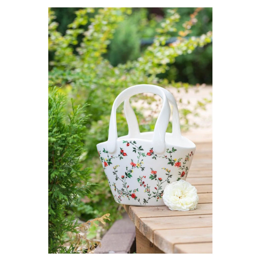 Ваза для цветов My Ceramic Story Эте 28 см, керамика, ручная работа