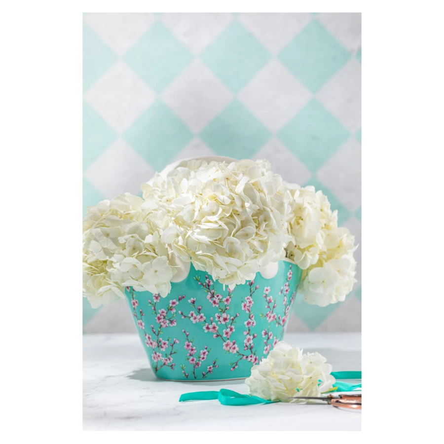 Ваза для цветов My Ceramic Story Миндаль мини 18 см, керамика, ручная работа