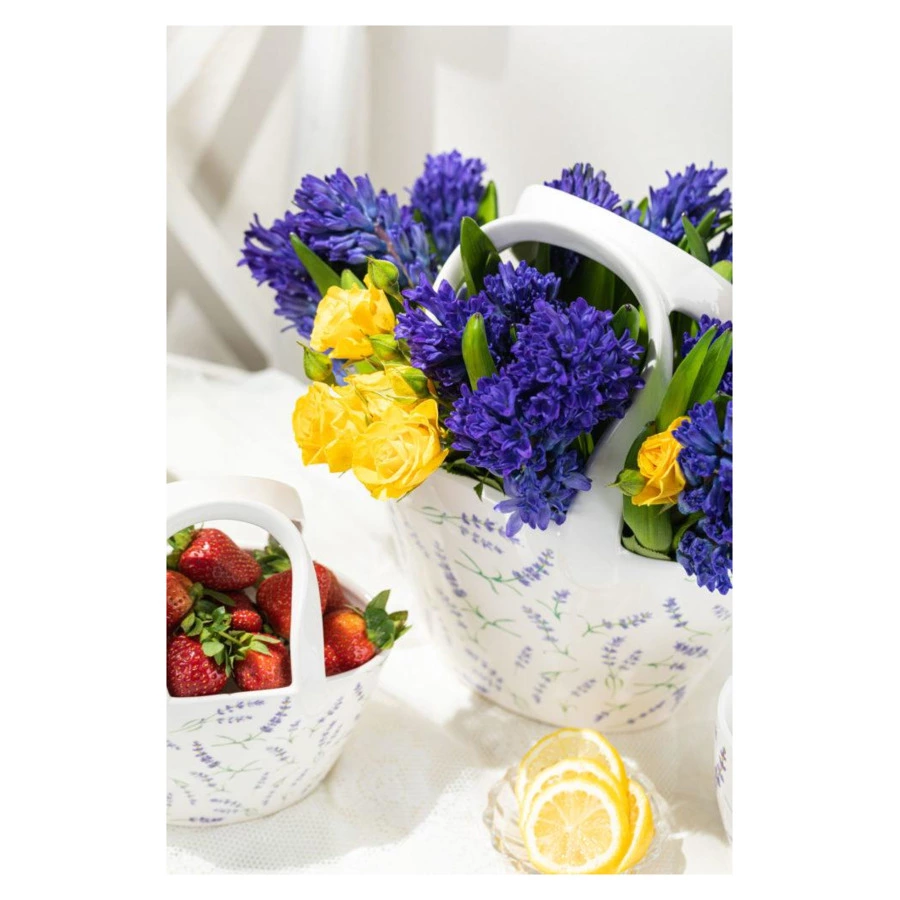 Ваза для цветов My Ceramic Story Лаванда  28 см, керамика, ручная работа