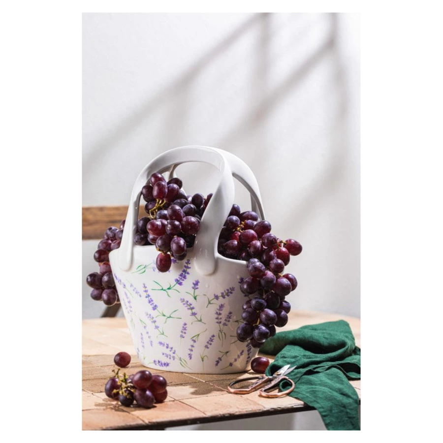 Ваза для цветов My Ceramic Story Лаванда  28 см, керамика, ручная работа