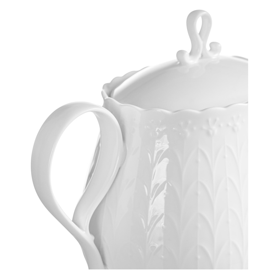 Сервиз чайный Narumi Белый шелк на 6 персон 21 предмет, фарфор костяной