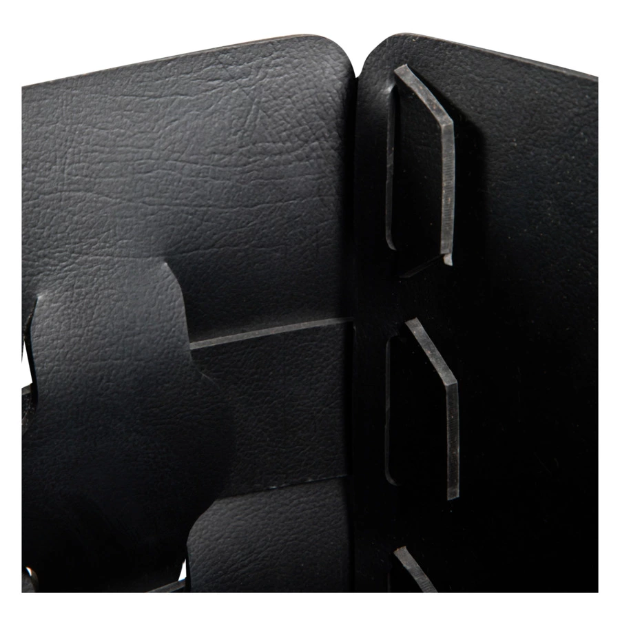 Корзина ADJ Dubai 20х20х35 см, кожа натуральная, серая