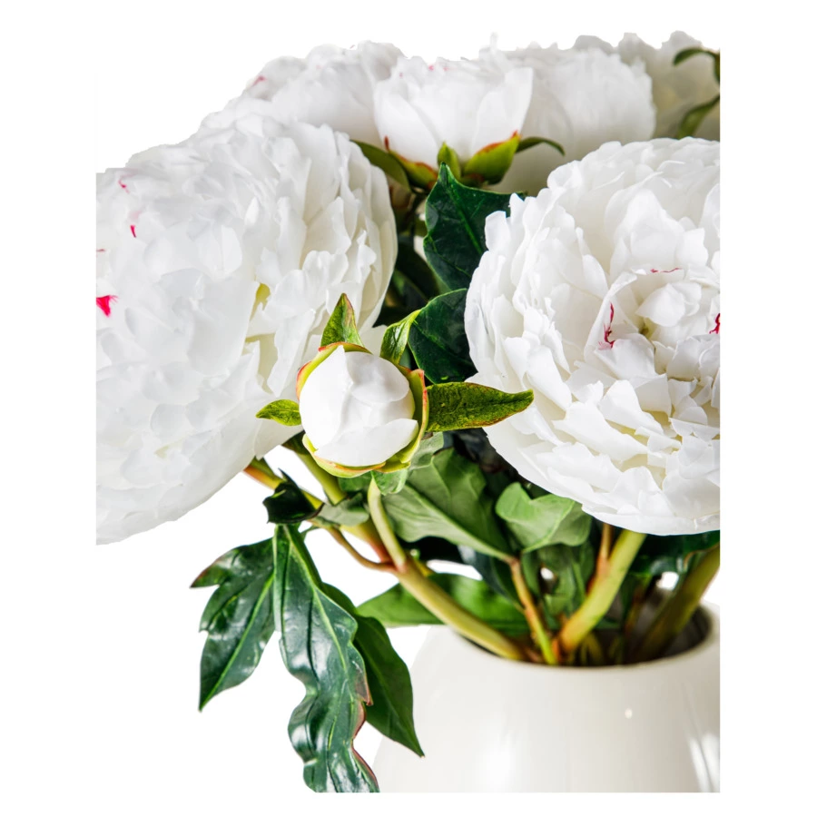 Букет пионов из холодного фарфора