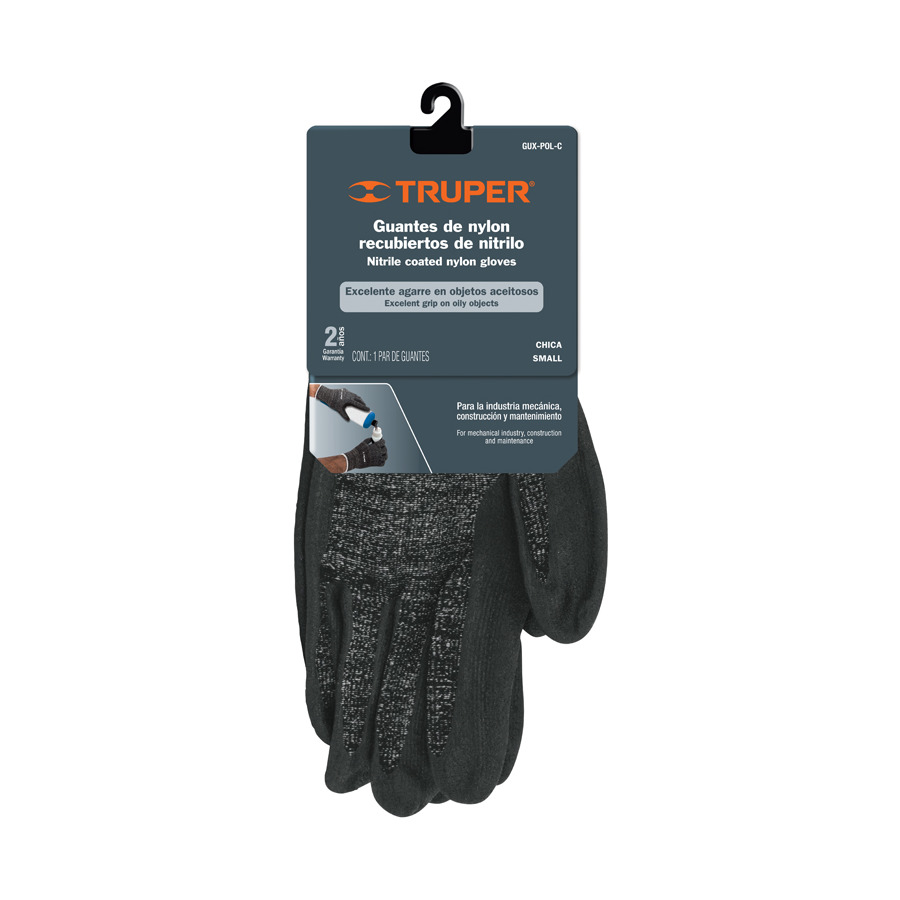 Перчатки защитные рабочие Truper, нейлон