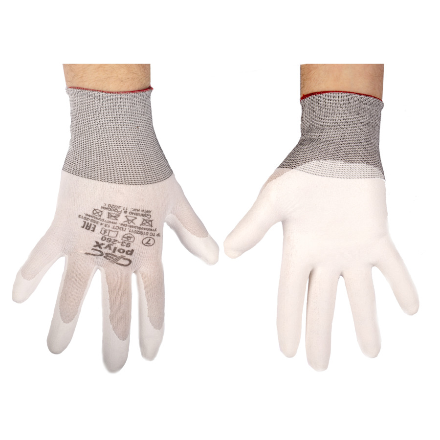 Перчатки защитные с покрытием Truper для деликатных работ