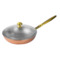 Сковорода с крышкой с лужением Кольчугинский мельхиор 25 см, медь