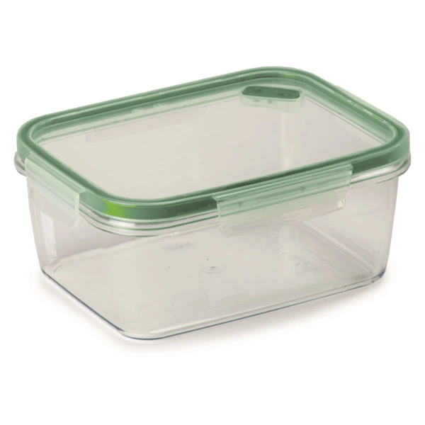 Контейнер прямоугольный SNIPS 1,5 л, 21x16,5x,8,8 см, для СВЧ и заморозки, пластик, зеленый