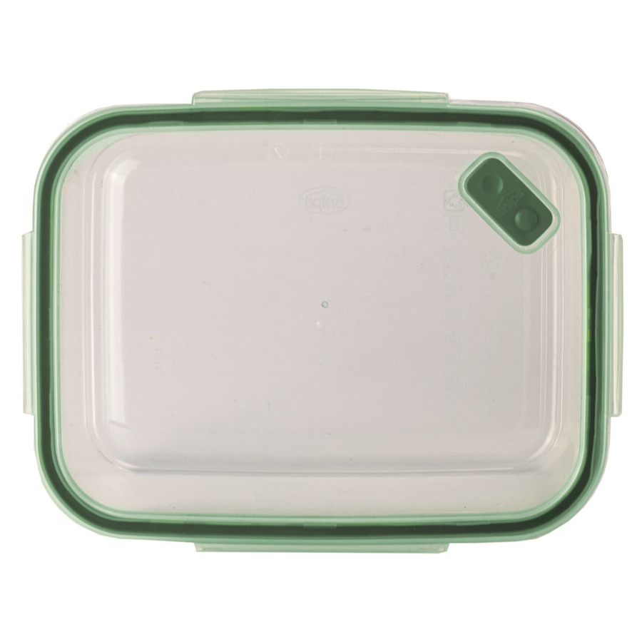 Контейнер прямоугольный SNIPS 1,5 л, 21x16,5x,8,8 см, для СВЧ и заморозки, зеленый, пластик