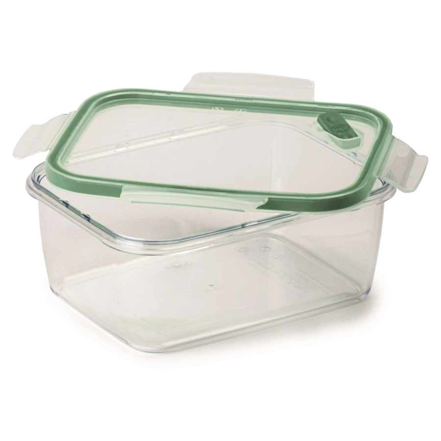 Контейнер прямоугольный SNIPS 1,5 л, 21x16,5x,8,8 см, для СВЧ и заморозки, пластик, зеленый
