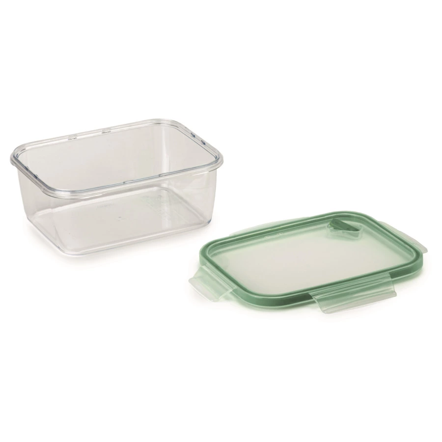 Контейнер прямоугольный SNIPS 1,5 л, 21x16,5x,8,8 см, для СВЧ и заморозки, пластик, зеленый