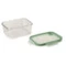 Контейнер прямоугольный SNIPS 1,5 л, 21x16,5x,8,8 см, для СВЧ и заморозки, пластик, зеленый