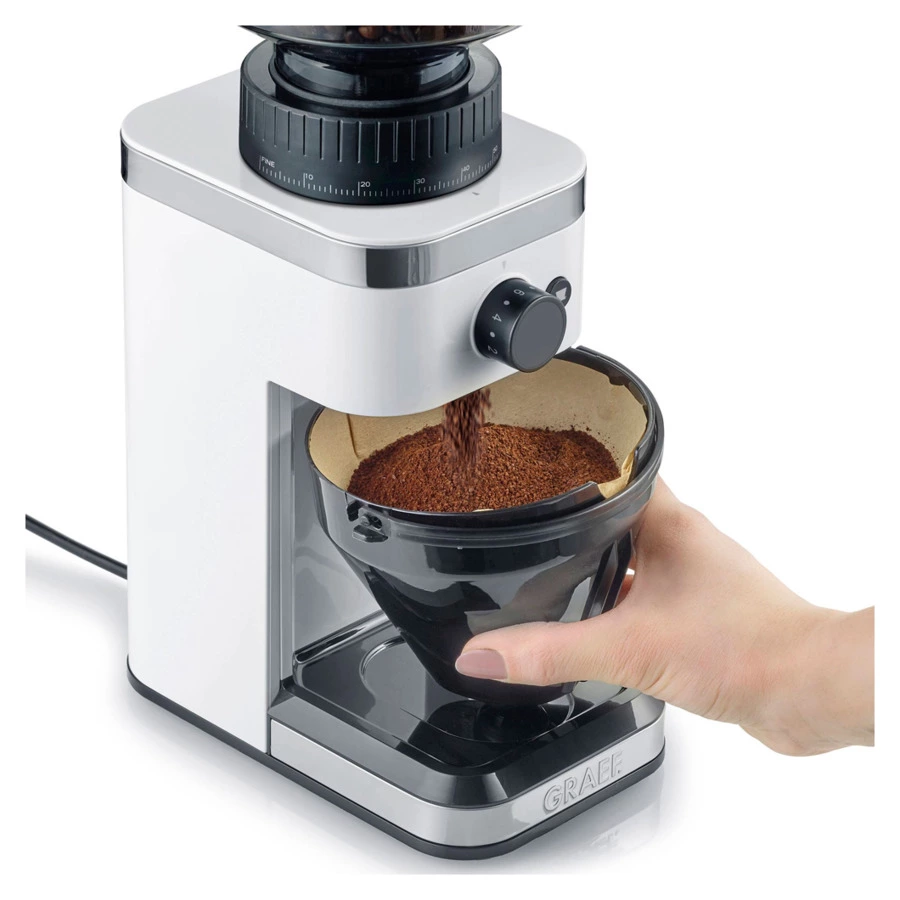 Кофемолка Graef CM 501, белый