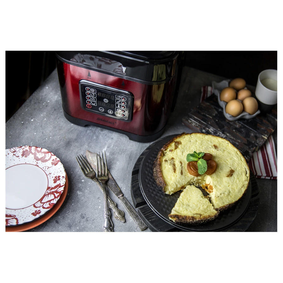 Мультиварка-скороварка-медленноварка STEBA DD 2 BASIC RED, красная