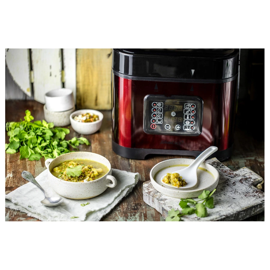 Мультиварка-скороварка-медленноварка STEBA DD 2 BASIC RED, красная