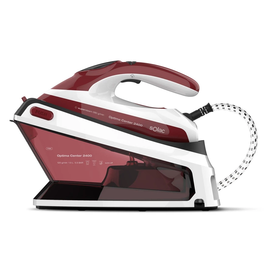 Паровая станция Solac Optima Center 2400, красная