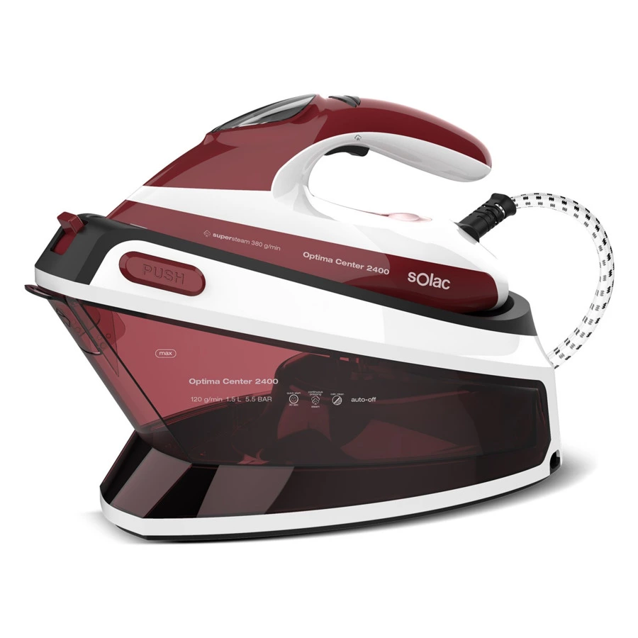 Паровая станция Solac Optima Center 2400, красная