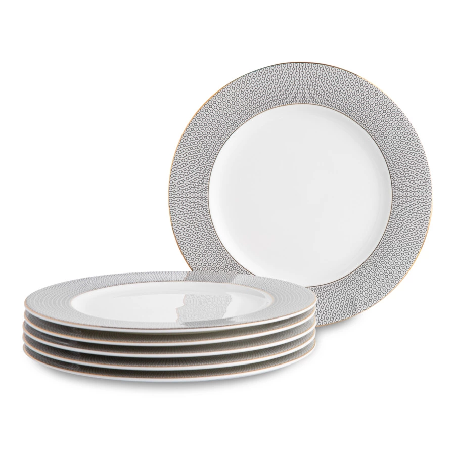 Набор тарелок закусочных Mix&Match Home Вола 23 см, 6 шт, фарфор