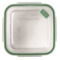 Контейнер квадратный SNIPS 800 мл, 15х15х7,5 см, для СВЧ и заморозки, зеленый, пластик