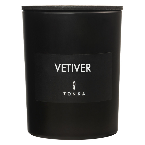 Свеча ароматическая Tonka Black matt Vetiver 250 мл