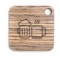 Подставка под кружку ComposeEat Fashion 10х10 см, композит, зебрано натуральный
