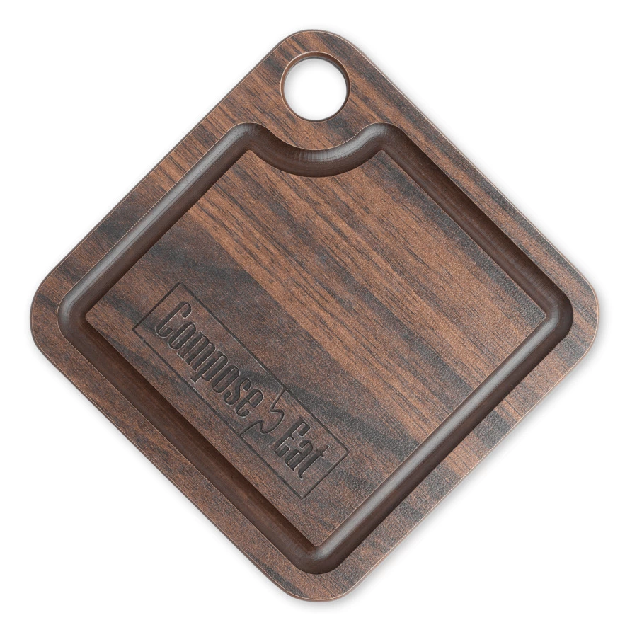 Подставка под кружку ComposeEat Fashion 10х10 см, композит, орех