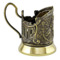 Набор для чая в футляре Кольчугинский мельхиор Мишки в лесу, латунь