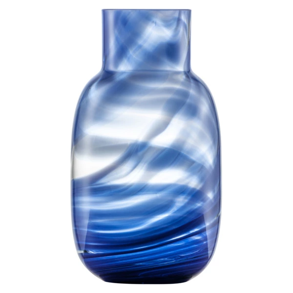 Ваза Zwiesel Glas Вотерс 27,7 см, голубая, стекло